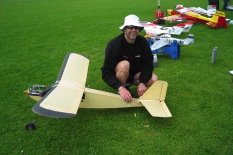 OAP Mark with his Vintage Model